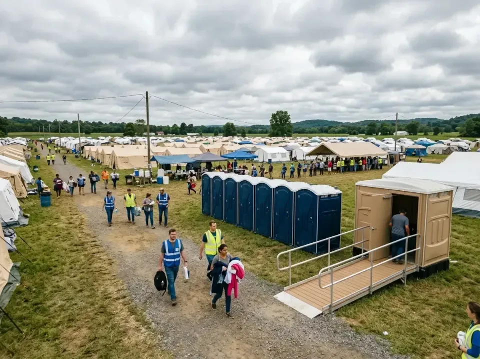 disaster-relief-camp-restrooms-010 — frequently asked questions, Dumpster & Portable Bathrooms Rental in Sierra View, PA